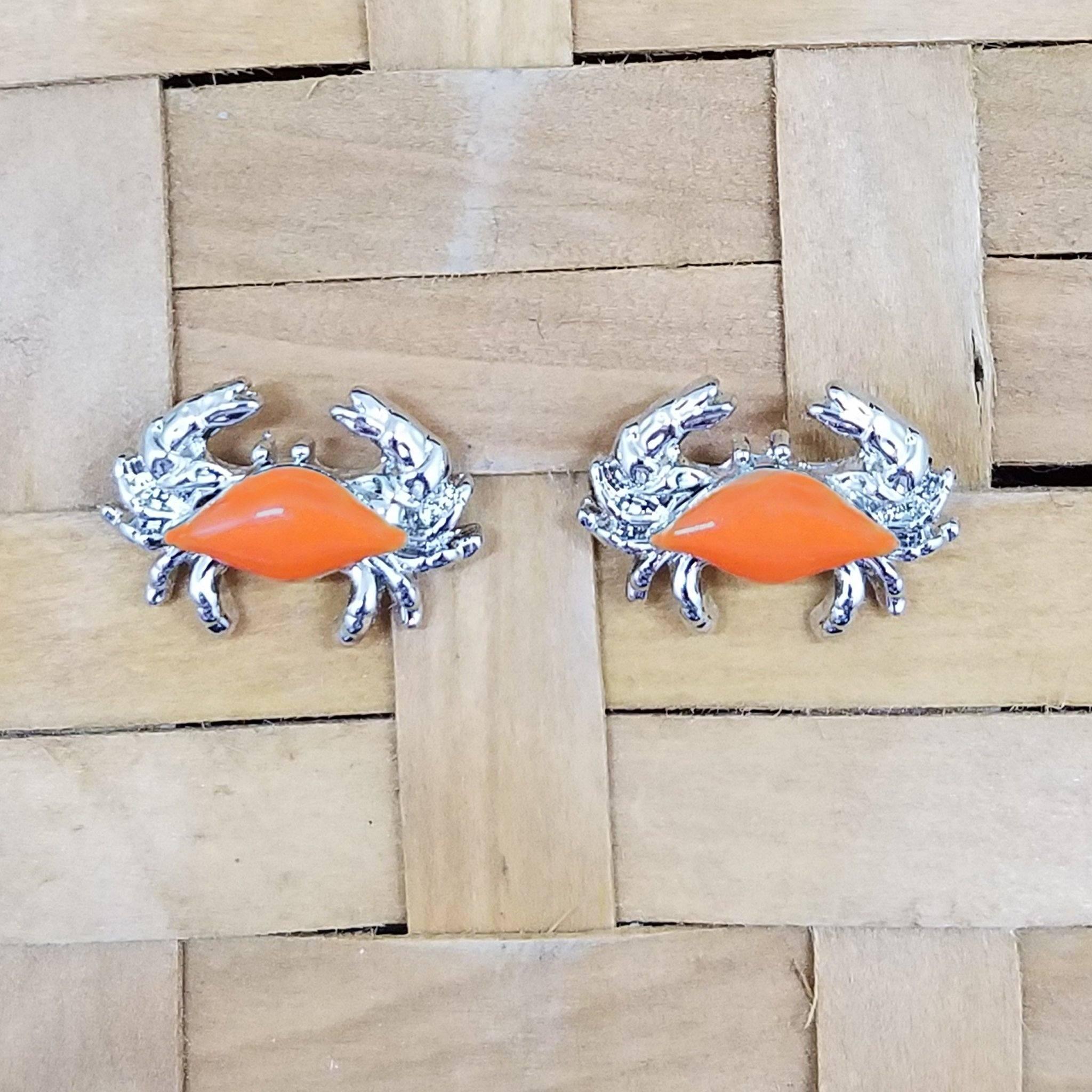 Crab / Post Earrings