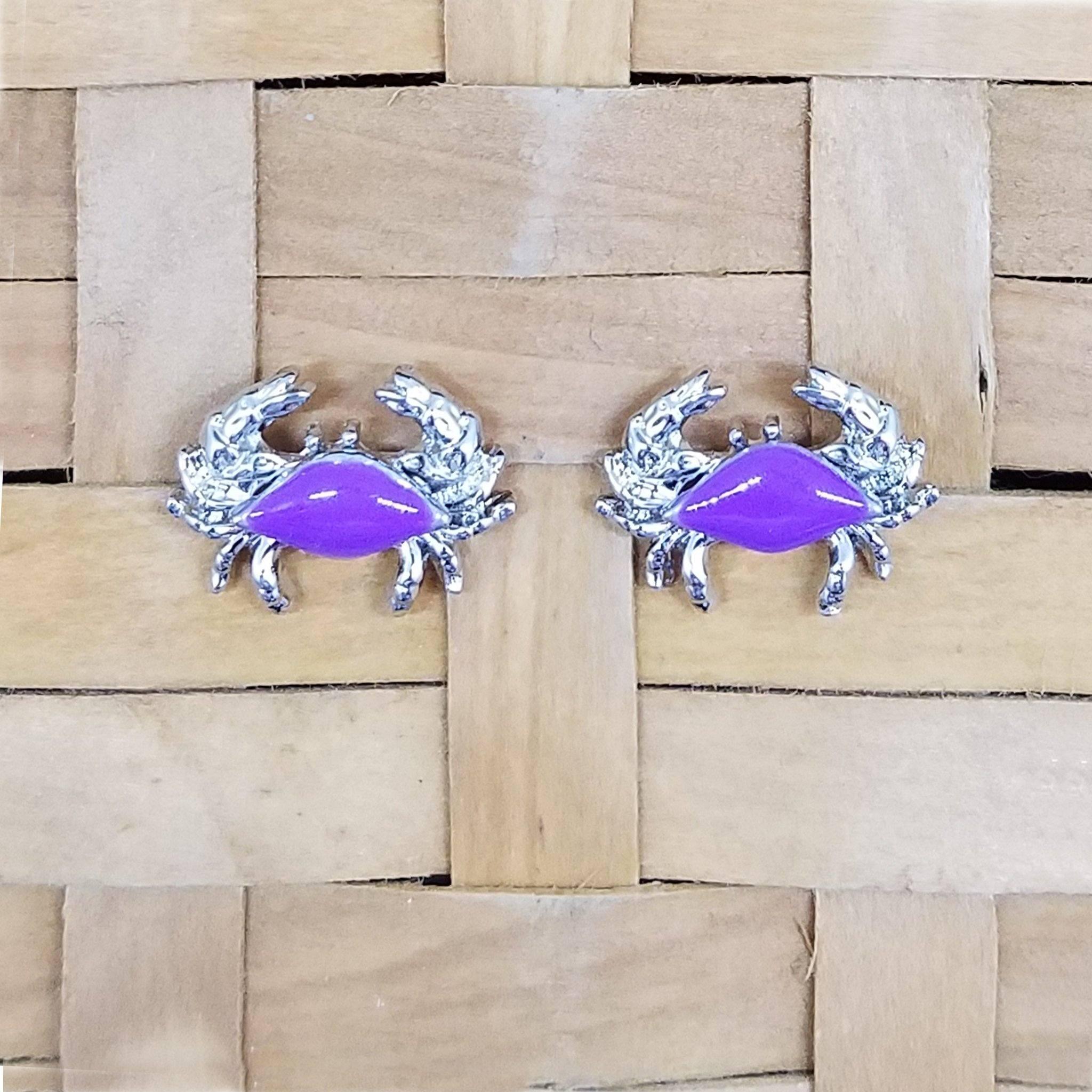 Crab / Post Earrings