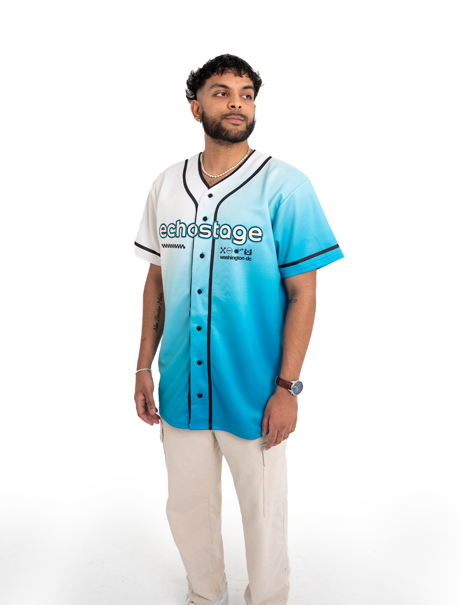 'ECHOSTAGE' Baseball Jersey