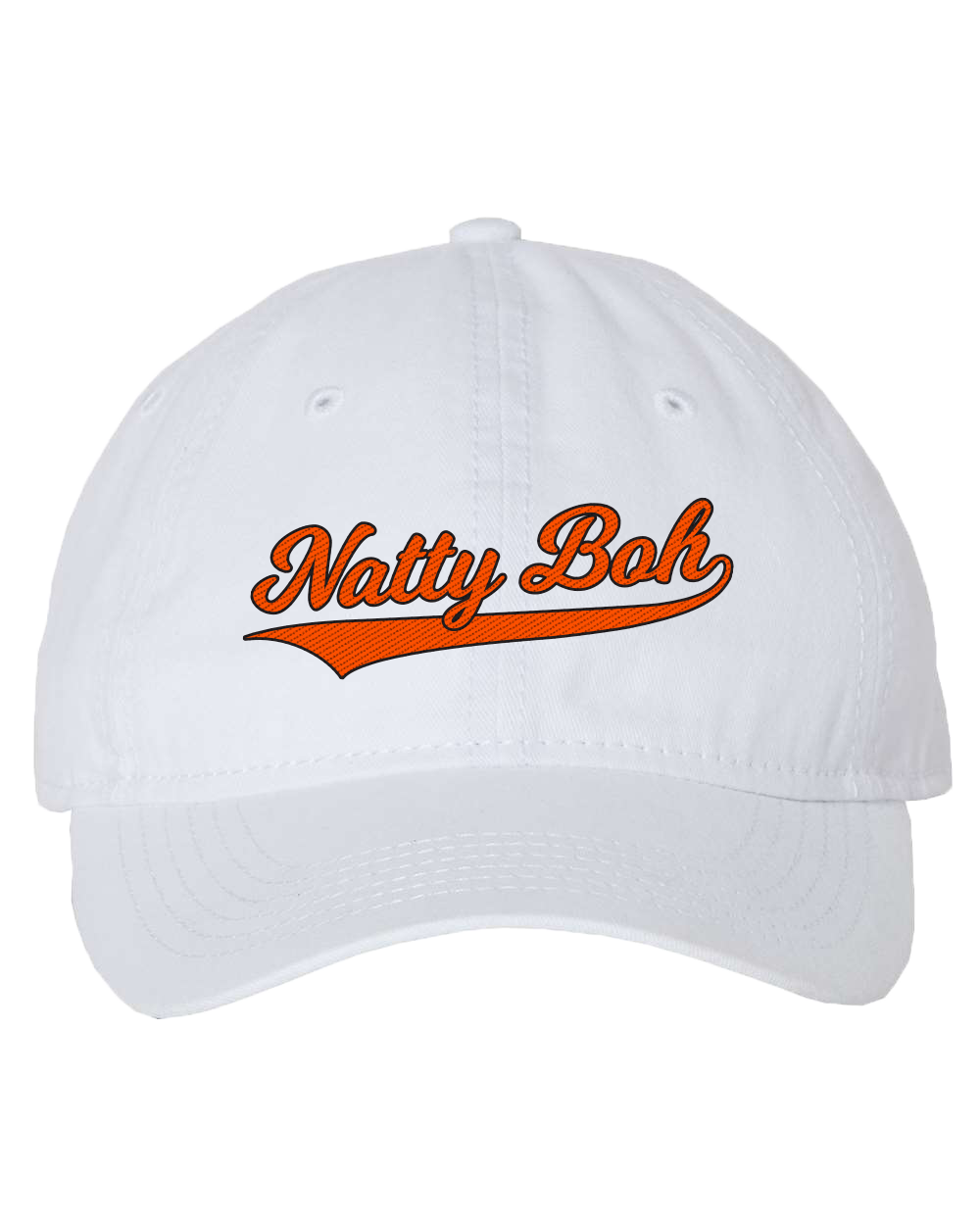 Natty Boh Baseball Script (White) / Baseball Hat