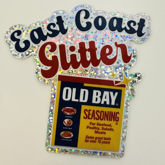 OLD BAY East Coast Glitter / Sticker - Route One Apparel