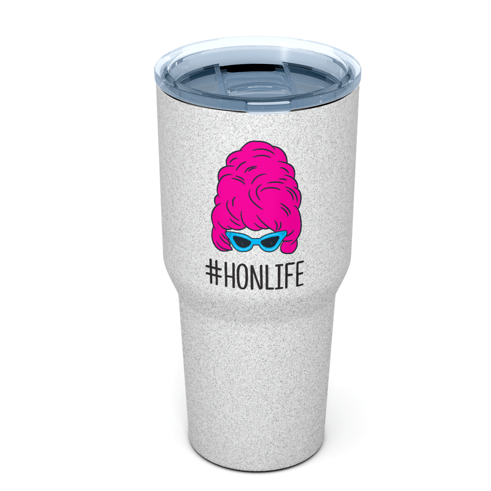 Hon Life (Glitter White) / Large Tumbler