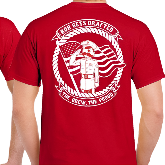 Natty Boh Marine Gets Drafted (Red) / Shirt