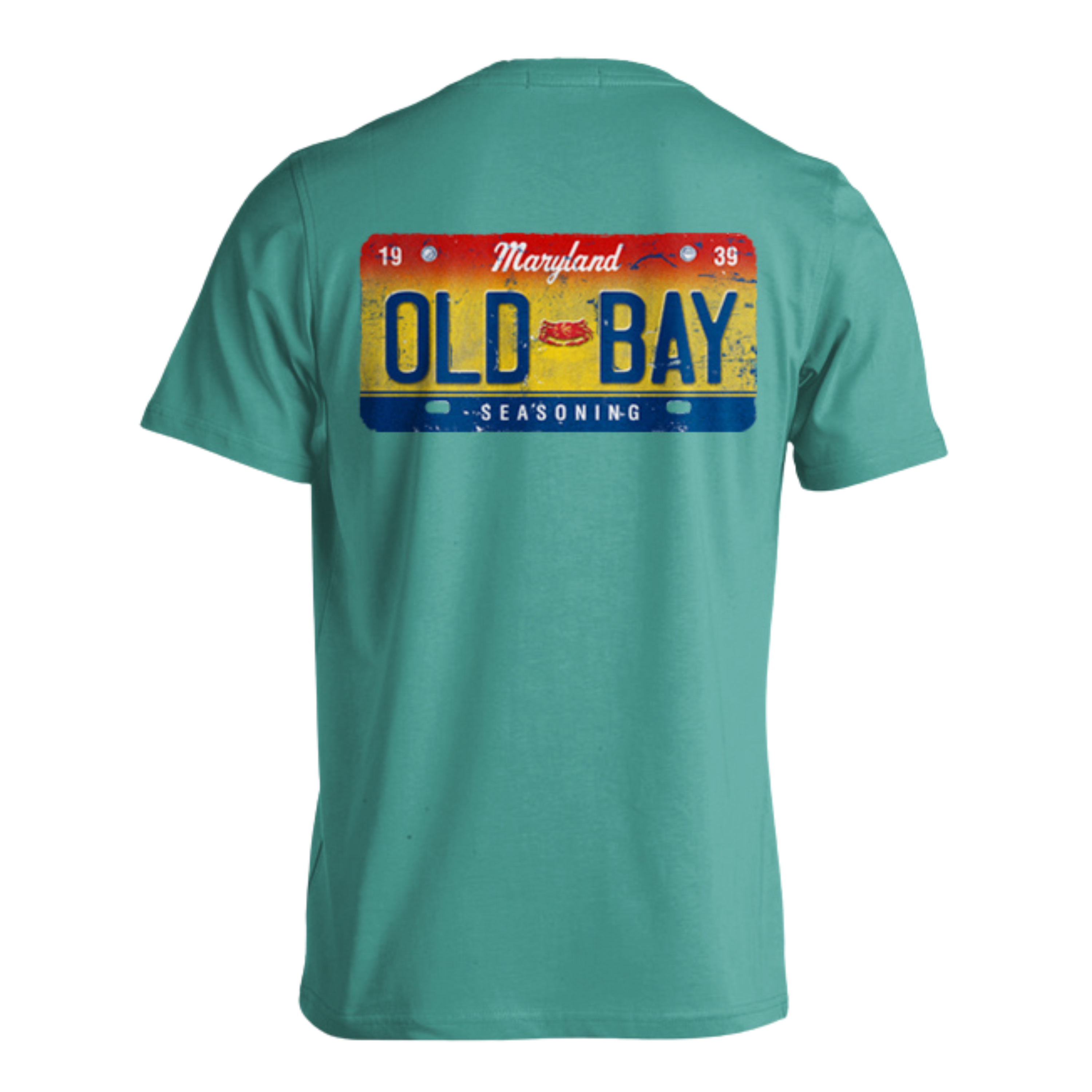OLD BAY License Plate (Seafoam) / T-Shirt
