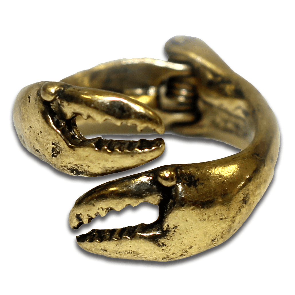 Crab Claw (Matted Gold) / Ring