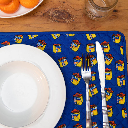 OLD BAY 3-D Can Pattern / Placemat - Route One Apparel