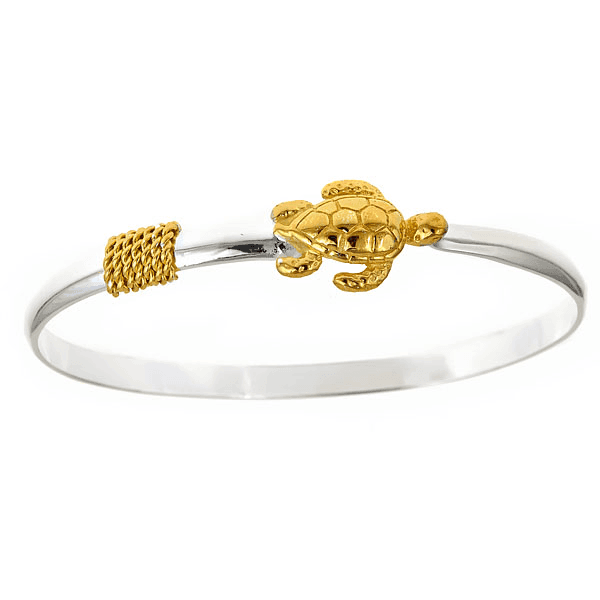 Nautical Turtle (Sterling Silver & 14K Gold Vermeil) / Bracelet