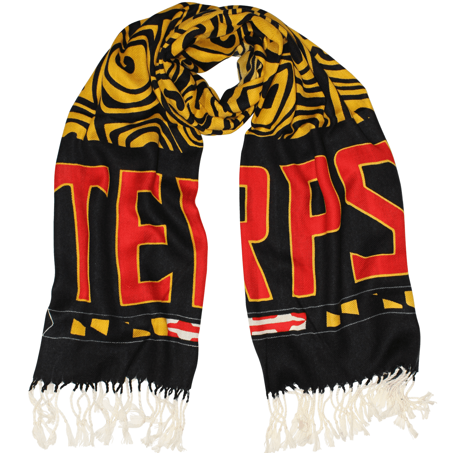 UMD Terps & Turtle Shell (Black & Gold) / Scarf