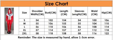 Utz Original Chip / Adult Onesie Pajamas size chart