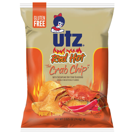 Utz Red Hot Crab (16 Pack) / Potato Chips - Route One Apparel