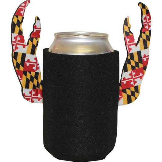 Basic (Black w/ Maryland Claws) / Crab Claw Can Cooler - Route One Apparel