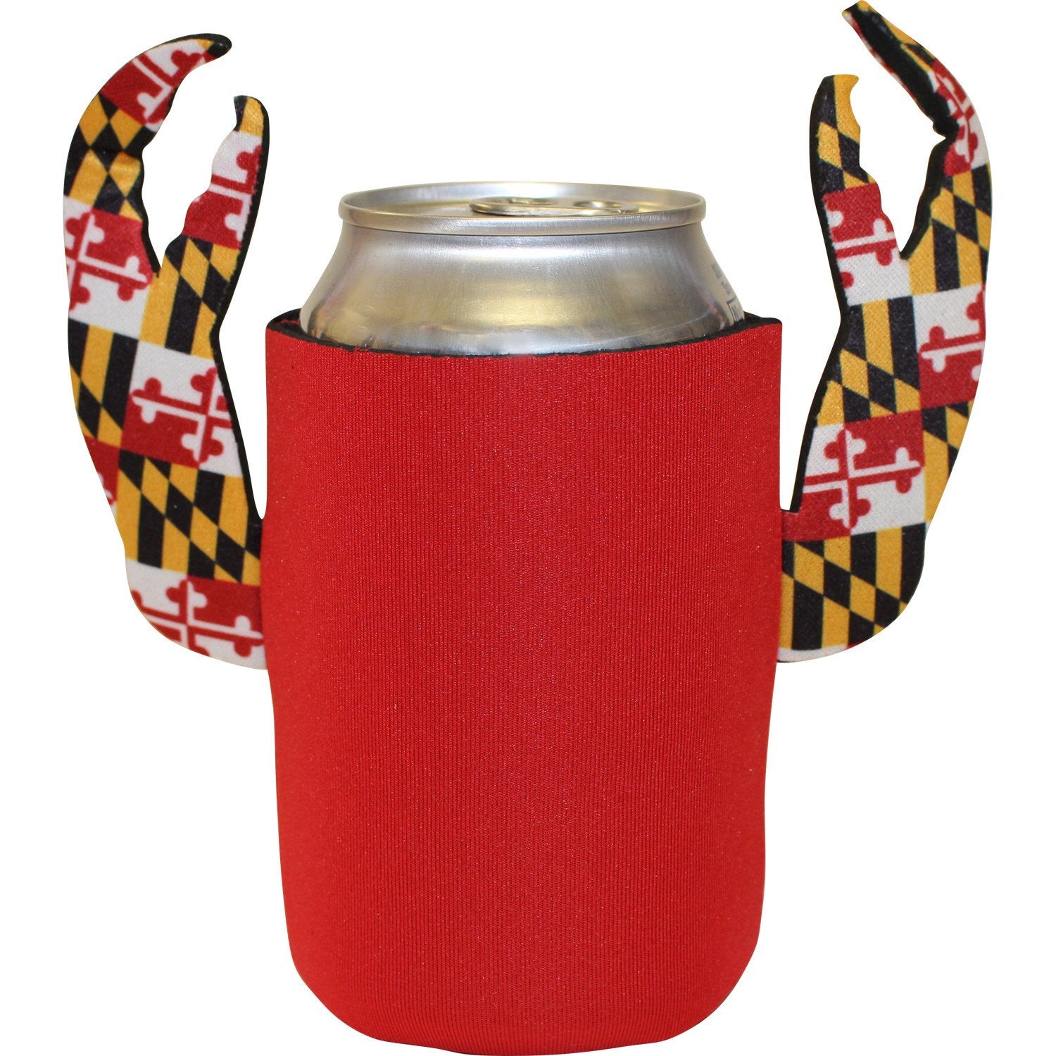 Basic (Red w/ Maryland Claws) / Crab Claw Can Cooler - Route One Apparel
