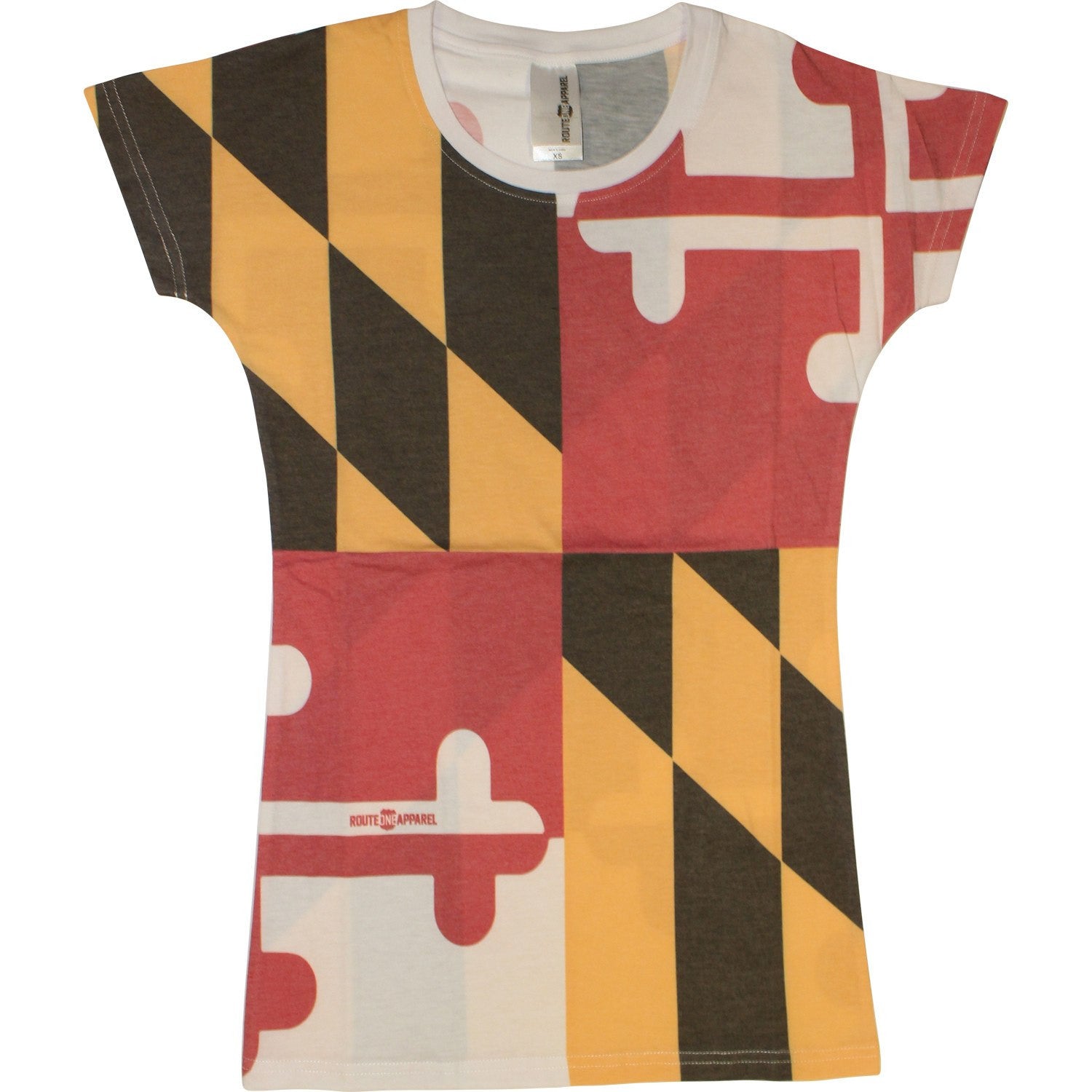 Maryland Flag *Vintage* / Ladies Shirt - Route One Apparel