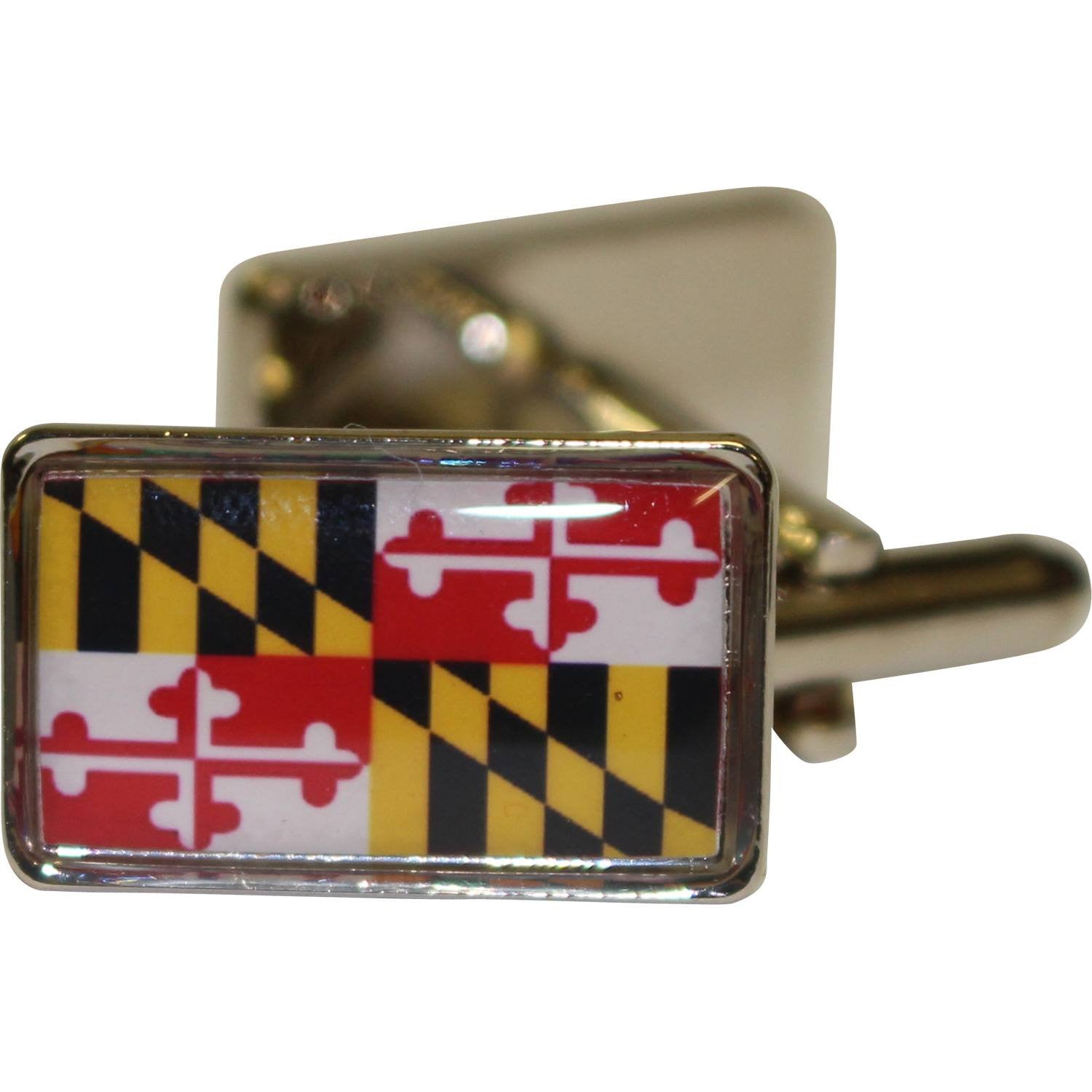 Maryland Flag / Square Cufflinks - Route One Apparel