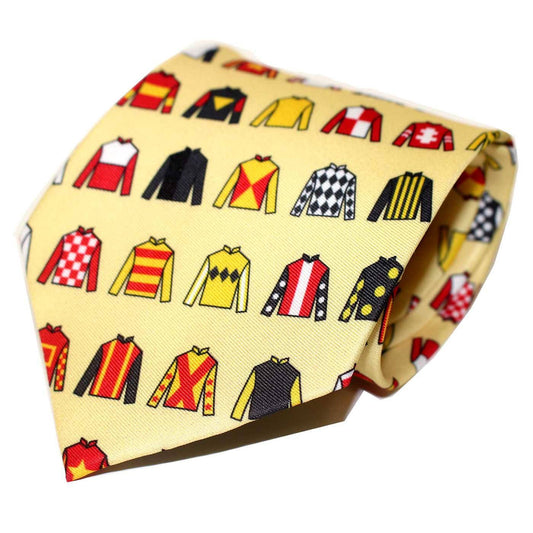 Maryland Race Day (Light Yellow) / Tie - Route One Apparel