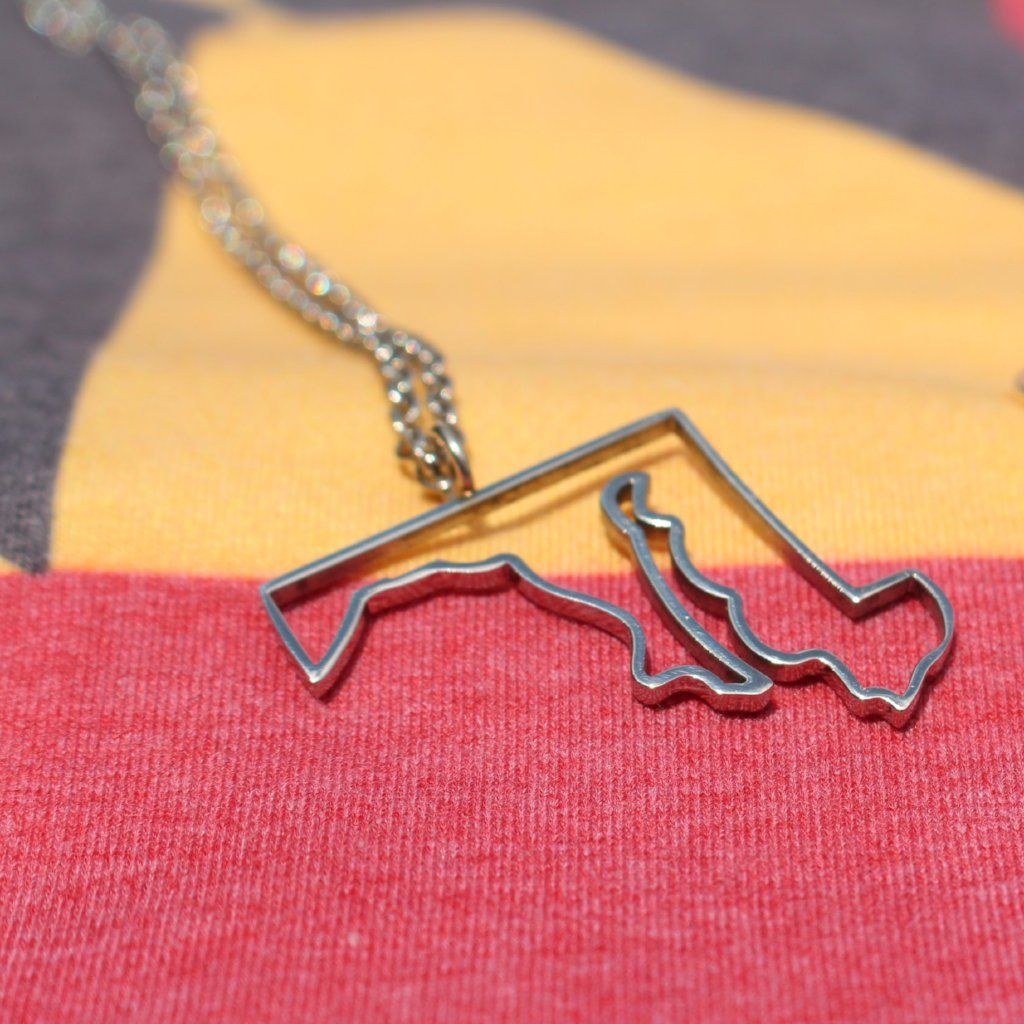 Outline State of Maryland / Necklace - Route One Apparel