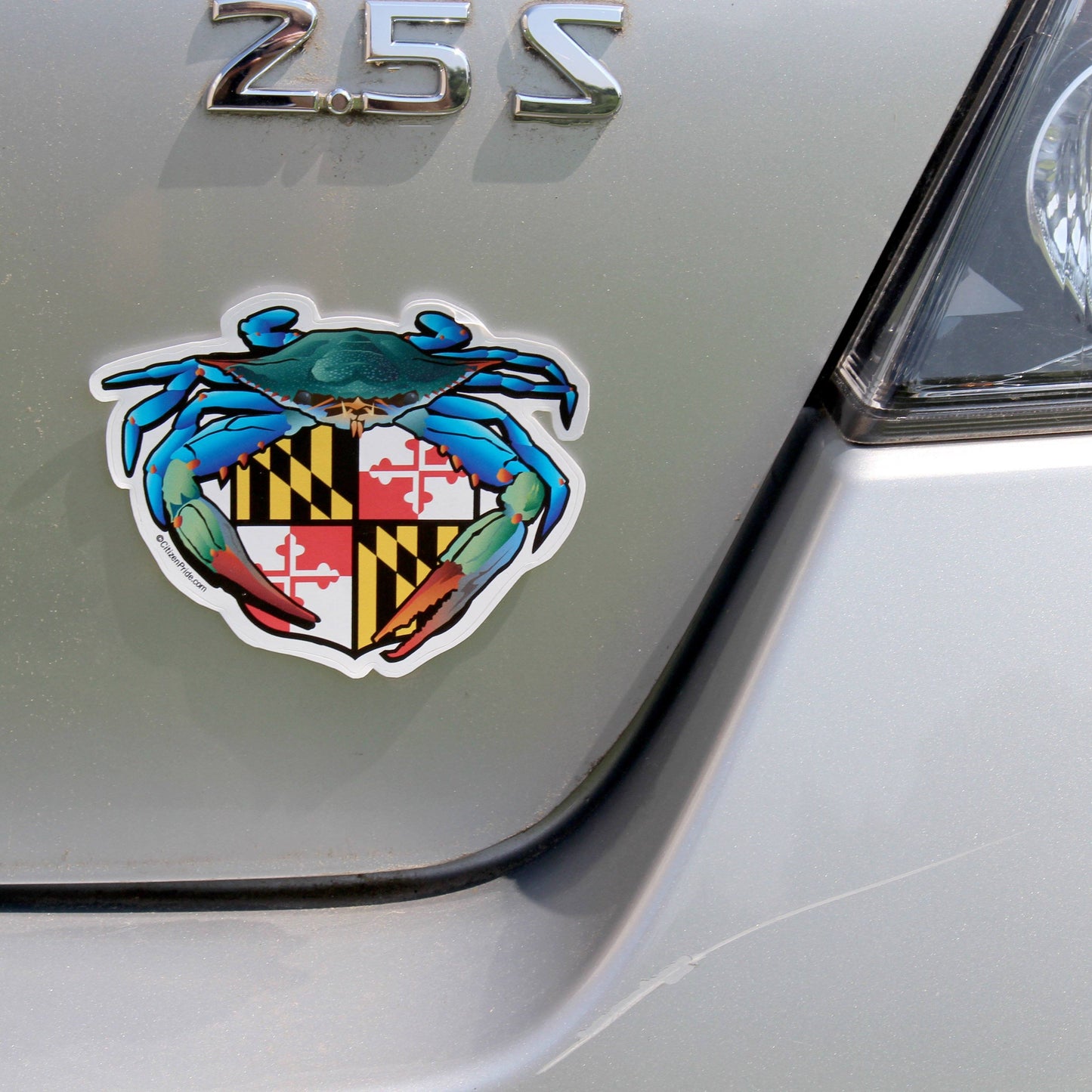 Blue Crab & Maryland Crest / Sticker - Route One Apparel