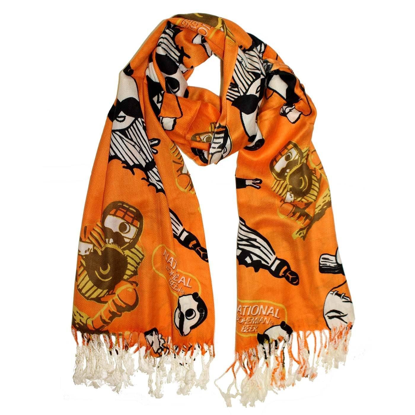 Natty Boh Baseball Players (Orange) / Scarf - Route One Apparel