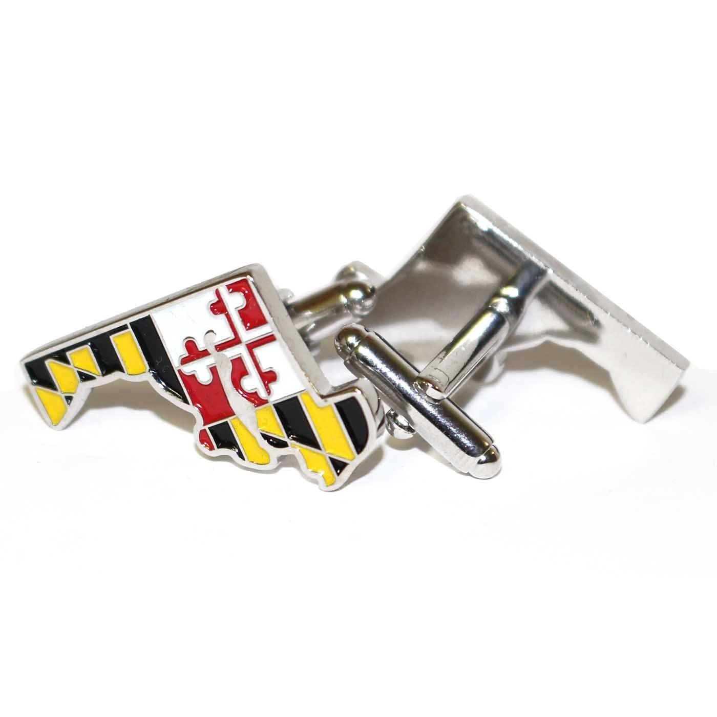 State of Maryland / Enamel Cufflinks - Route One Apparel
