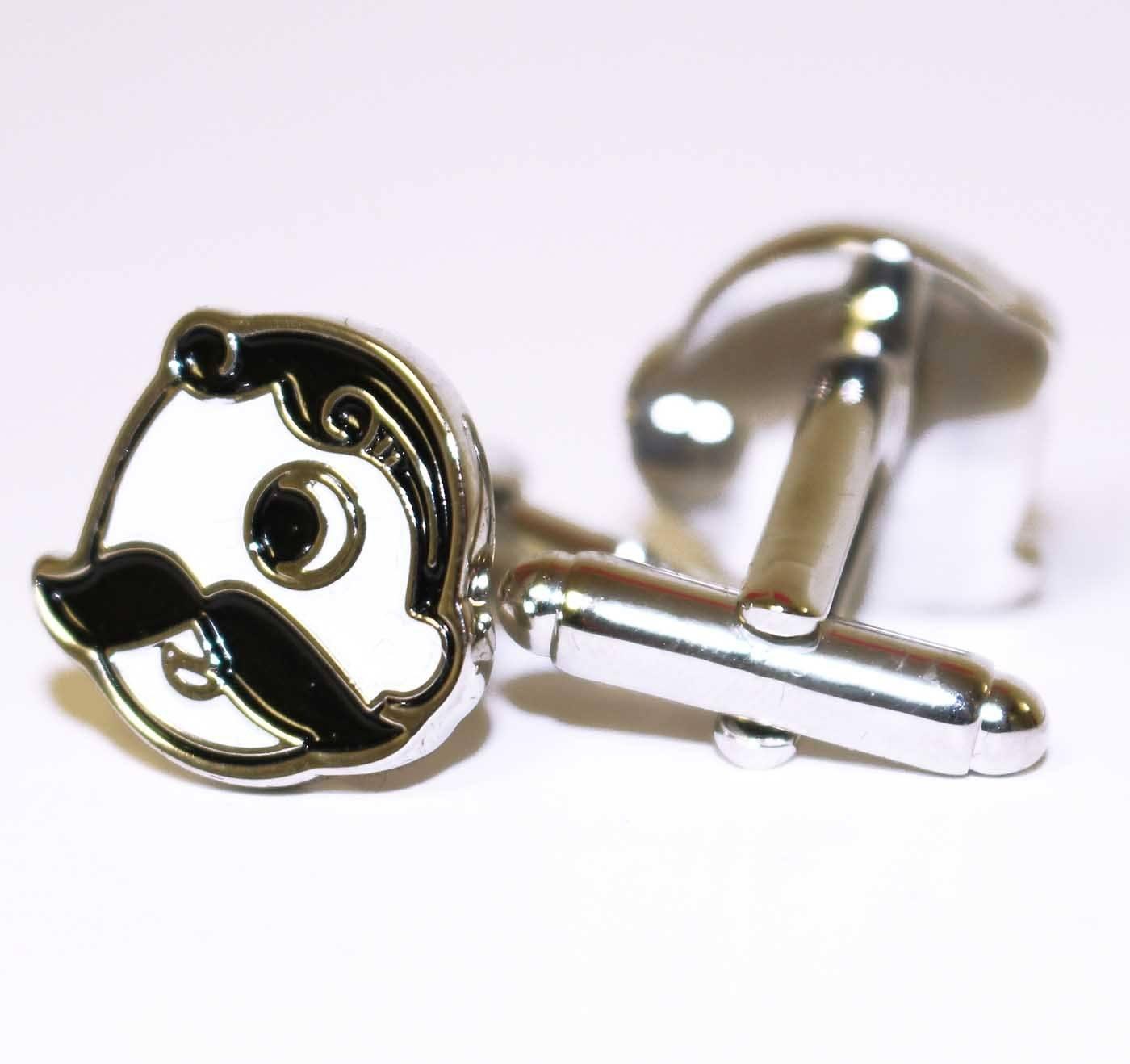 Natty Boh Logo / Enamel Cufflinks - Route One Apparel