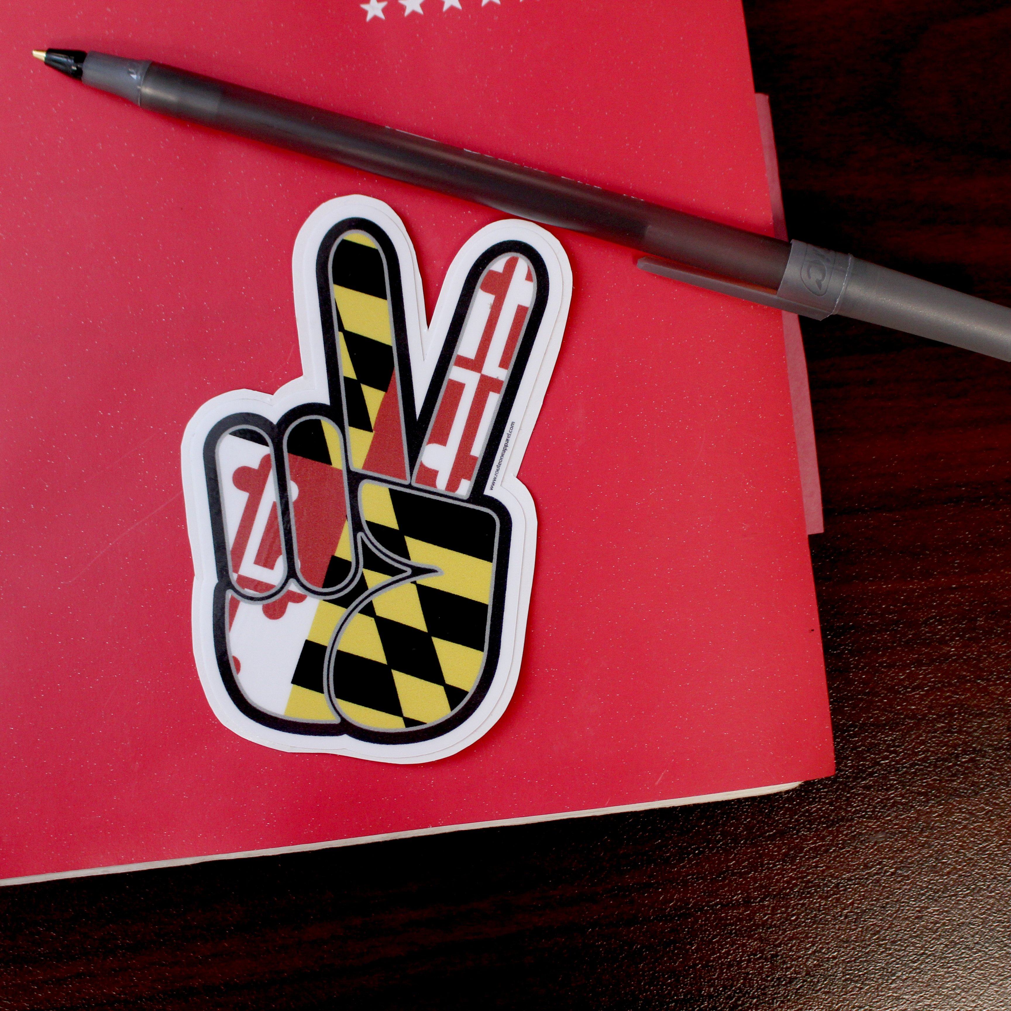 Maryland Peace / Sticker - Route One Apparel