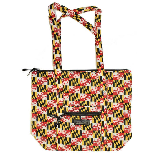 Quilted Maryland Flag / Shoulder Bag - Route One Apparel