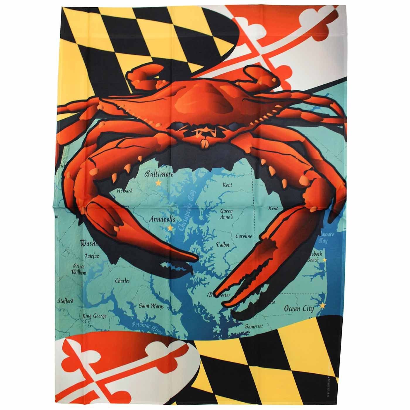 Maryland Red Crab / House Flag - Route One Apparel