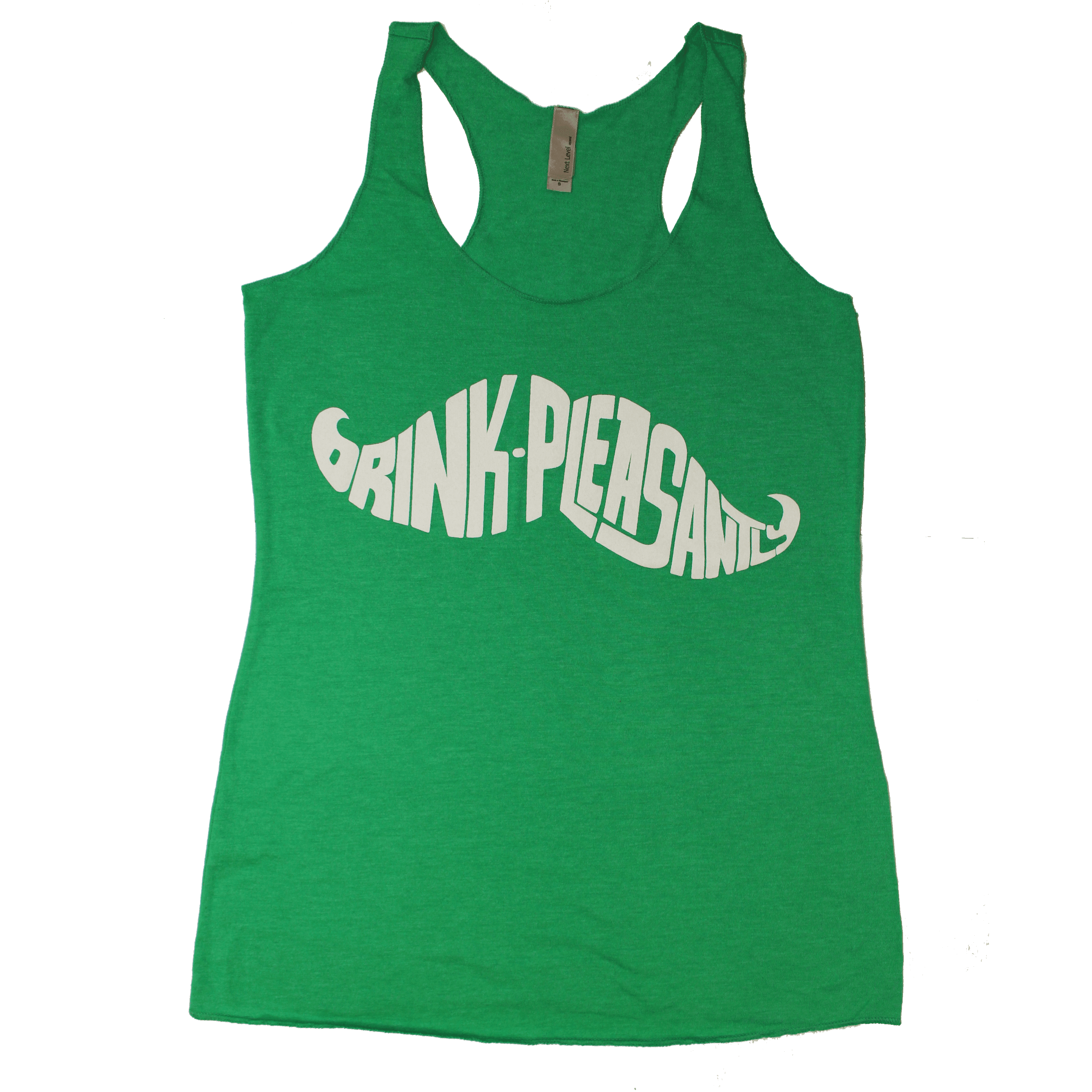 Drink Pleasantly / Ladies Racerback Tank - Route One Apparel