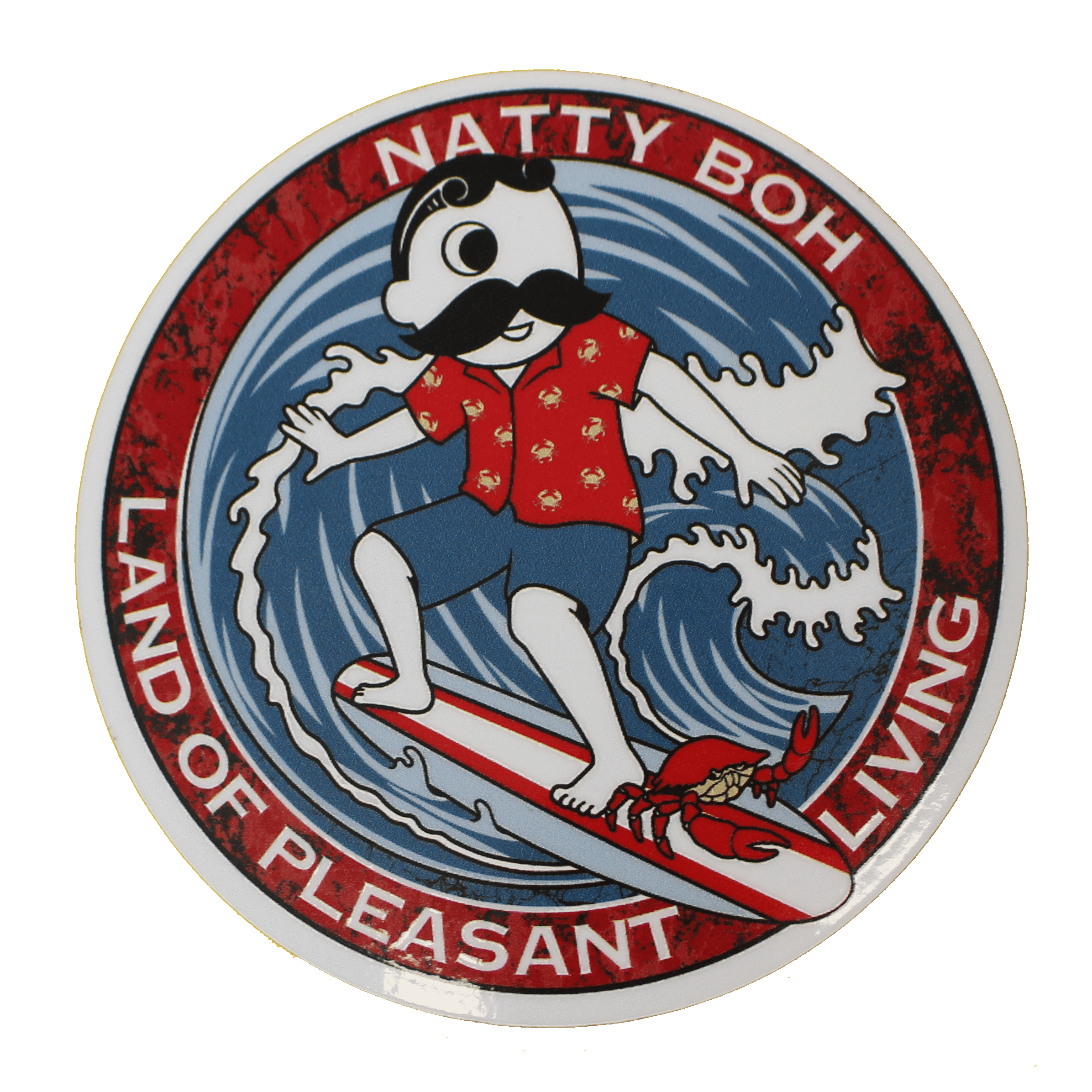 Licensing - Natty Boh Retro Boh Wave Surfing / Magnet
