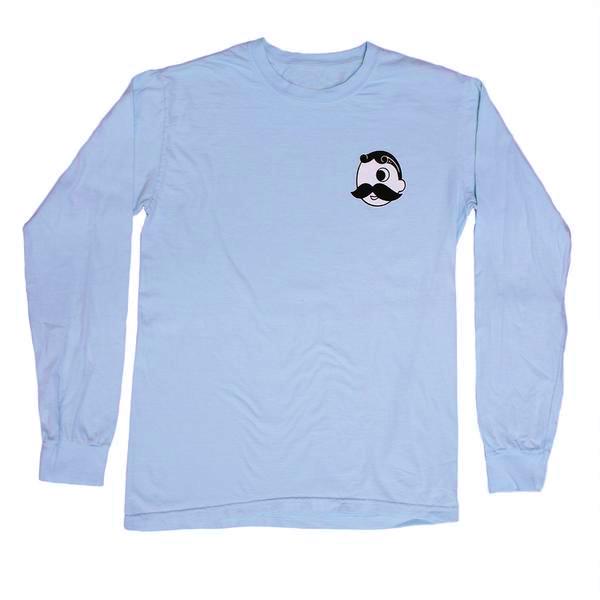 Natty Boh Can Surfboards (Chambray) / Long Sleeve Shirt - Route One Apparel
