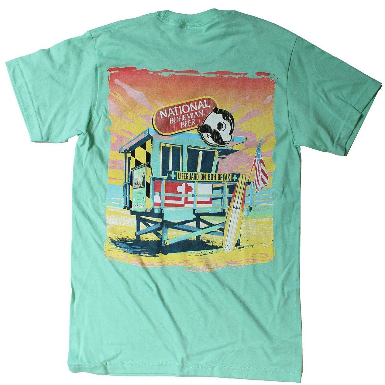 Natty Boh Lifeguard Stand (Island Reef) / Shirt - Route One Apparel