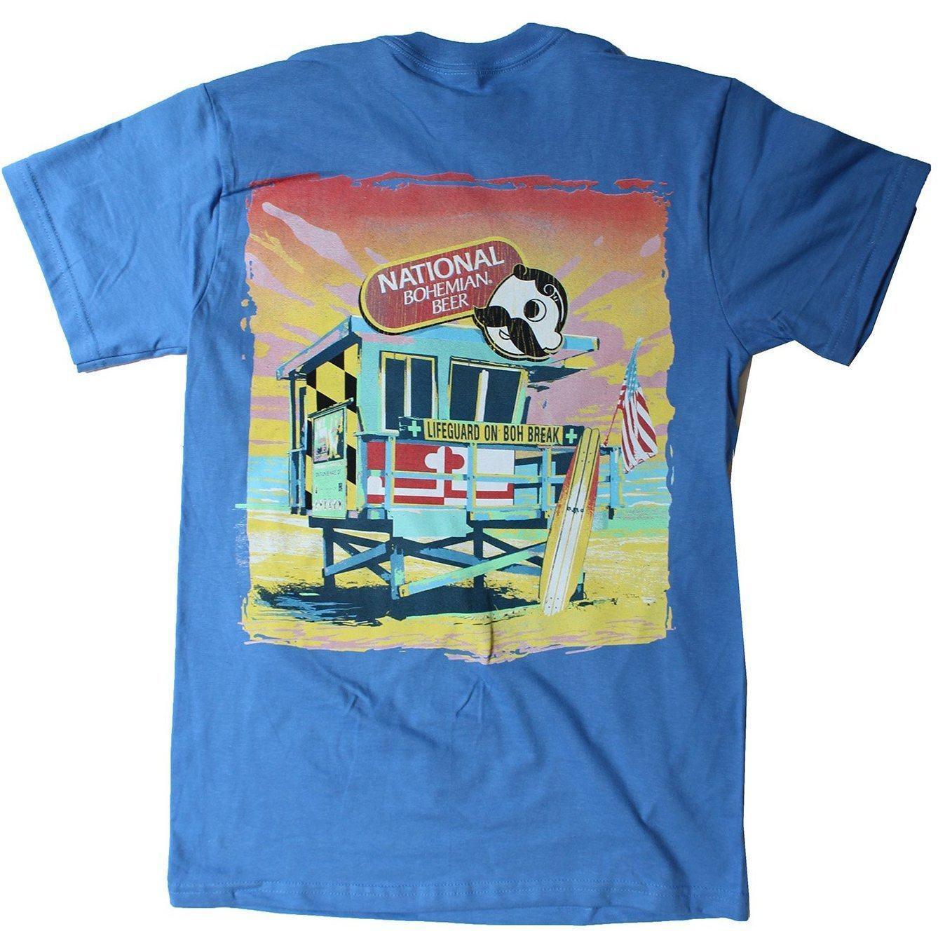 Natty Boh Lifeguard Stand (Iris) / Shirt - Route One Apparel