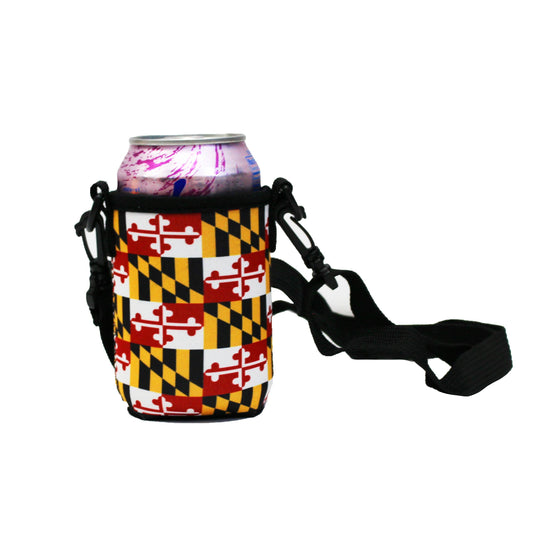 Maryland Flag / Can Cooler with Strap - Route One Apparel