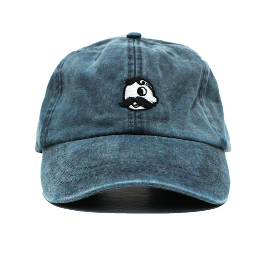 Natty Boh Logo (Washed Denim) / Baseball Hat - Route One Apparel