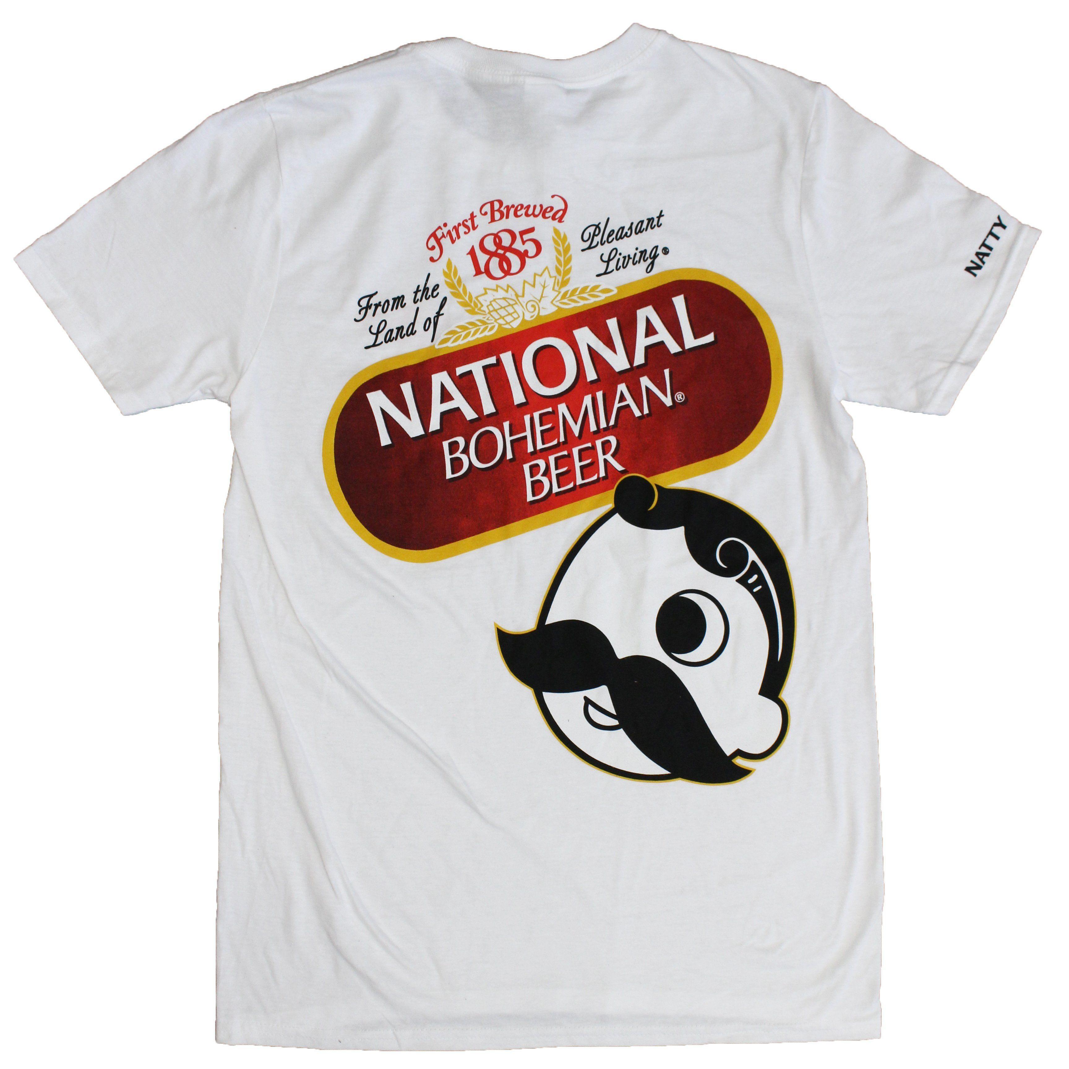 National Bohemian Beer Signature Classic (White) / Shirt - Route One Apparel