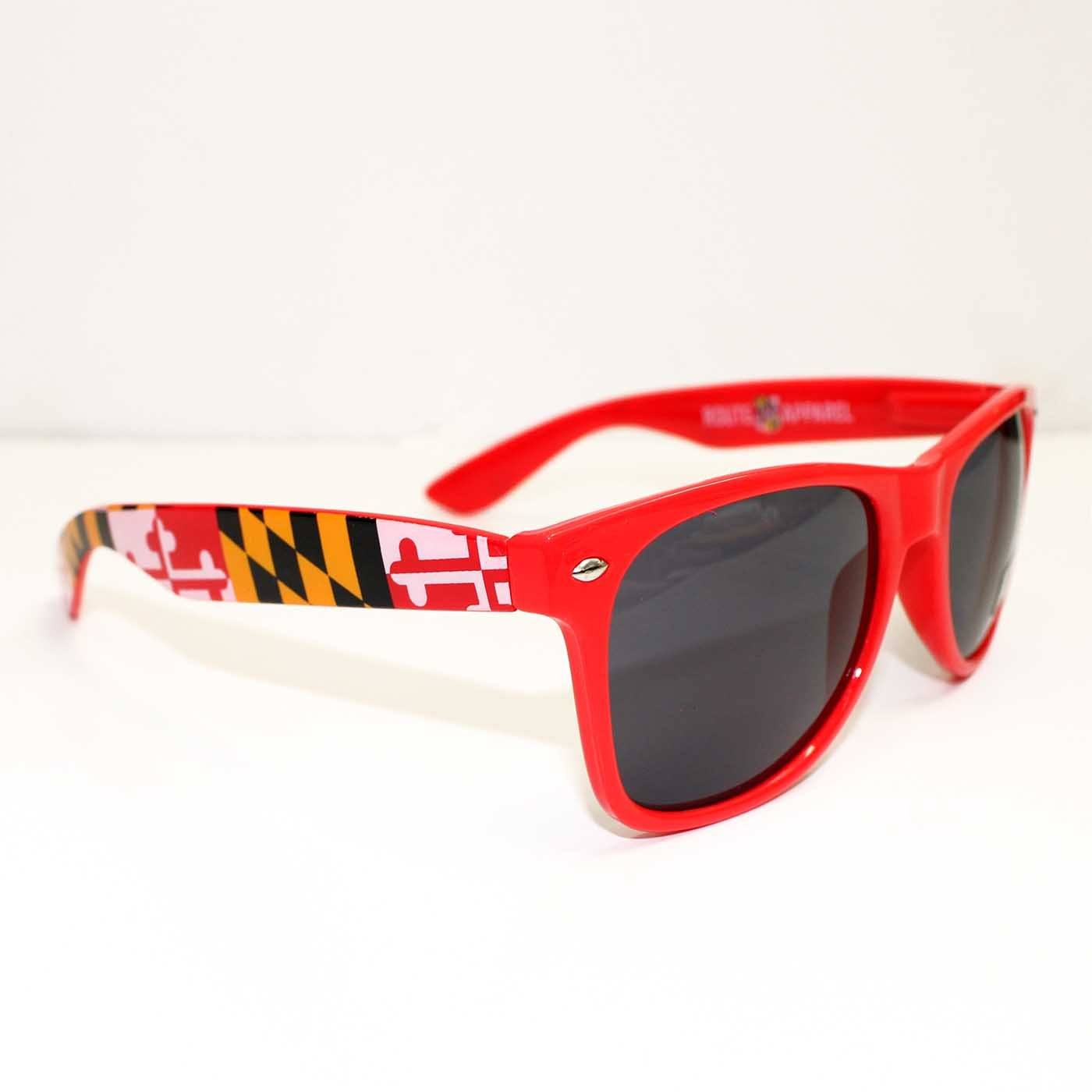 Maryland Full Flag Pattern (Red) / Shades - Route One Apparel