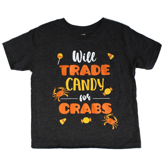 Will Trade Candy For Crabs (Vintage Smoke) / *Toddler* Shirt - Route One Apparel