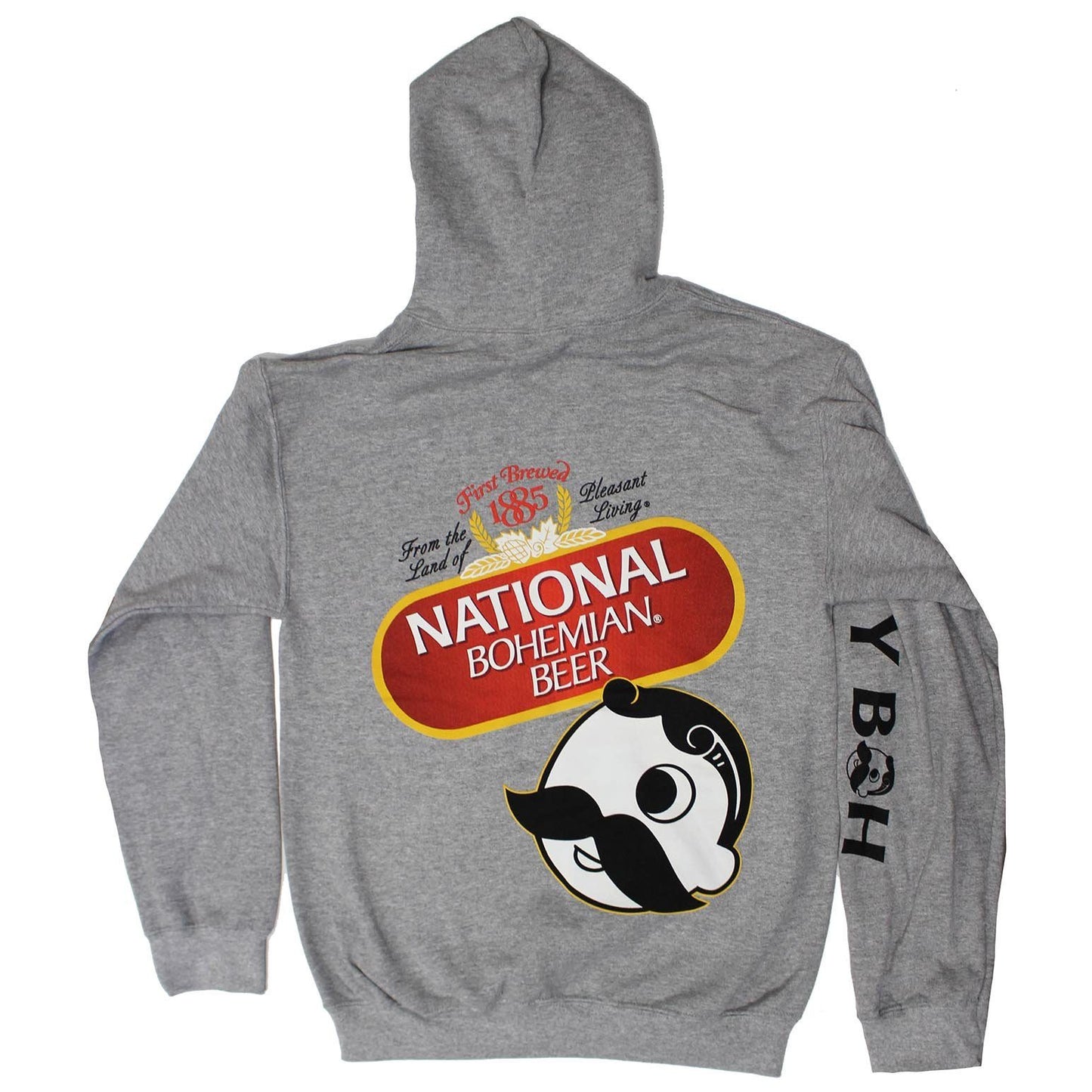 National Bohemian Beer Signature Classic (Sport Grey) / Hoodie - Route One Apparel