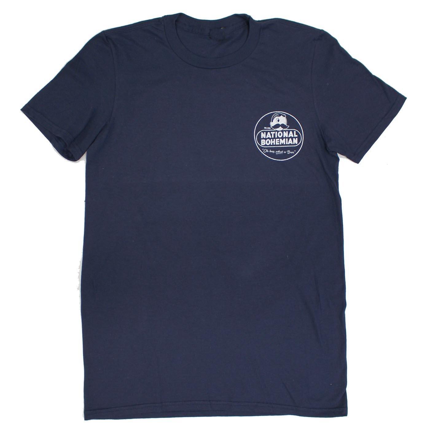 National Bohemian Retro (Navy) / Shirt - Route One Apparel