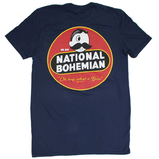 National Bohemian Retro (Navy) / Shirt - Route One Apparel