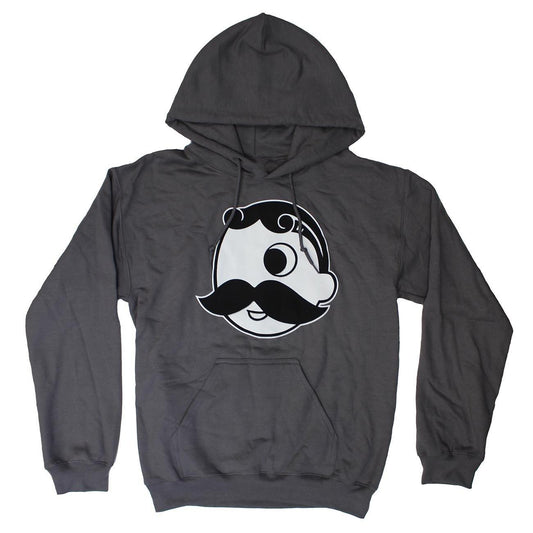Natty Boh Logo (Charcoal) / Hoodie - Route One Apparel