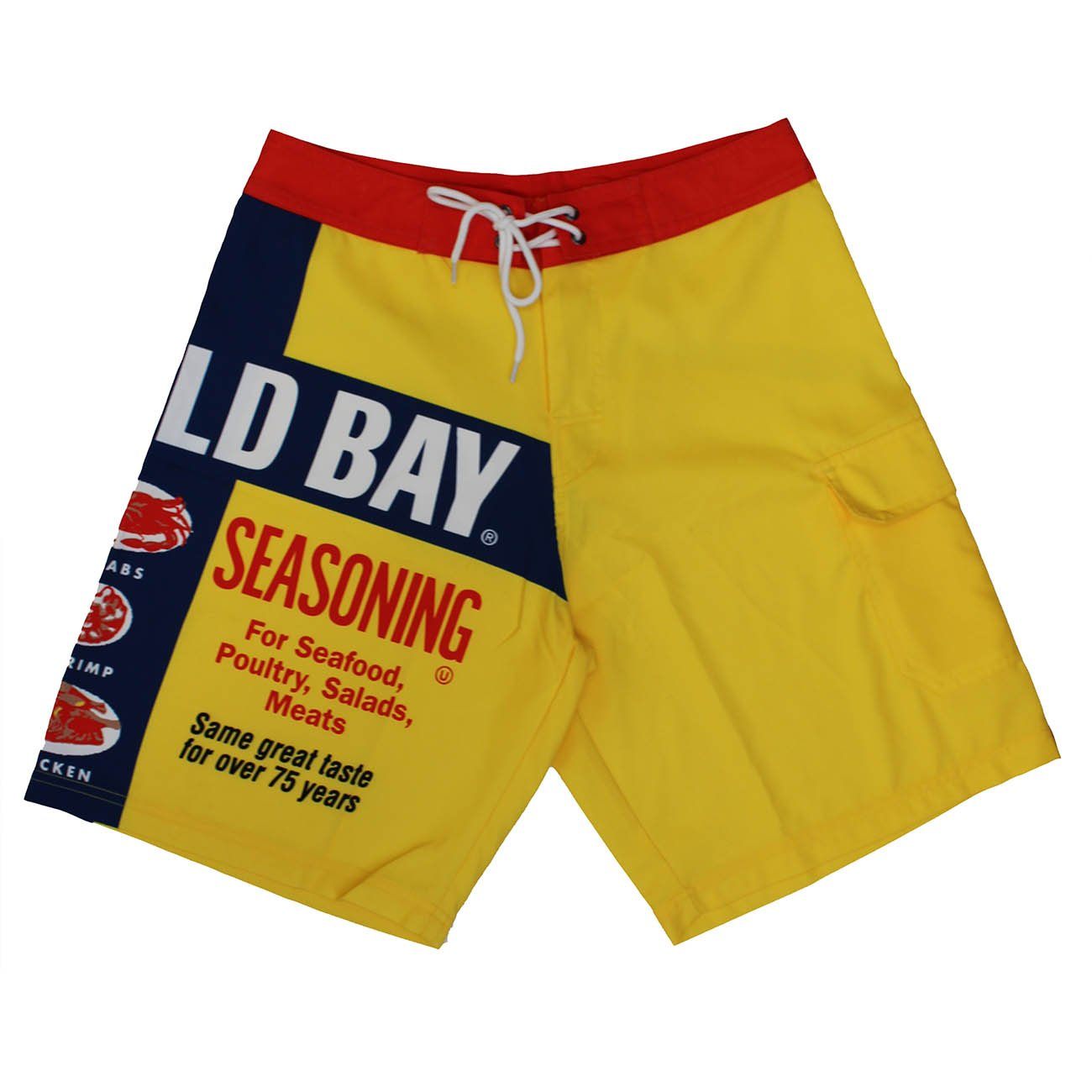 Old Bay Can (Yellow) / Board Shorts - Route One Apparel