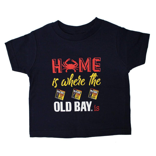 Home Is Where The Old Bay Is (Navy) / *Toddler* Shirt - Route One Apparel