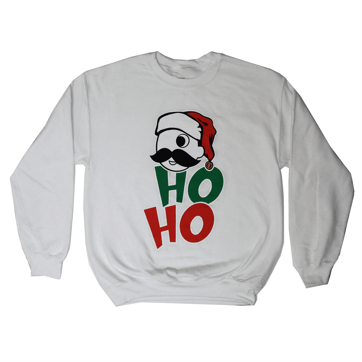 Boh Ho Ho V3.0 (White) / Crew Sweatshirt - Route One Apparel