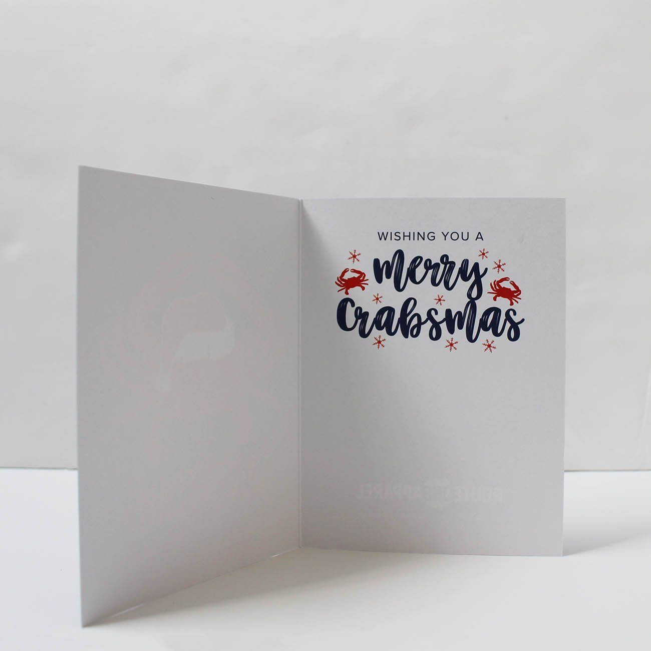 Santa Claws (Blue) / 8-Pack Christmas Cards - Route One Apparel