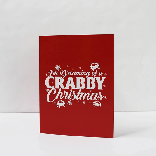 Dreaming of a Crabby Christmas / 8-Pack Card - Route One Apparel