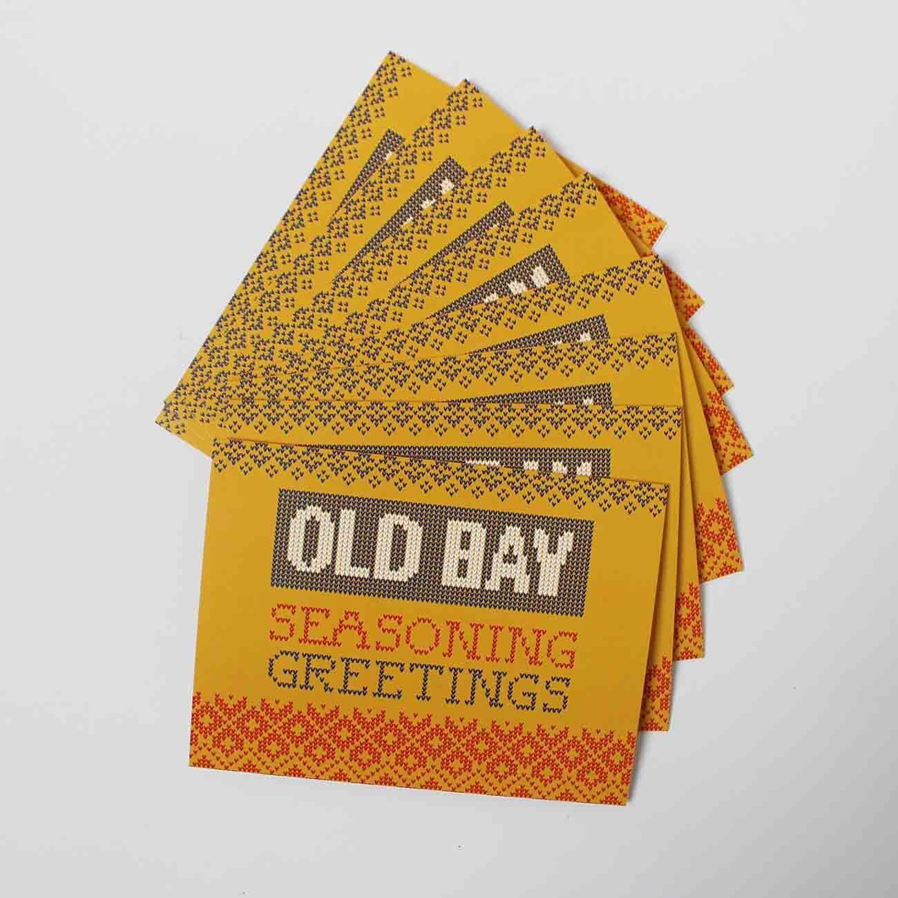 Seasoning Greetings (Gold) / 8-Pack Christmas Cards - Route One Apparel