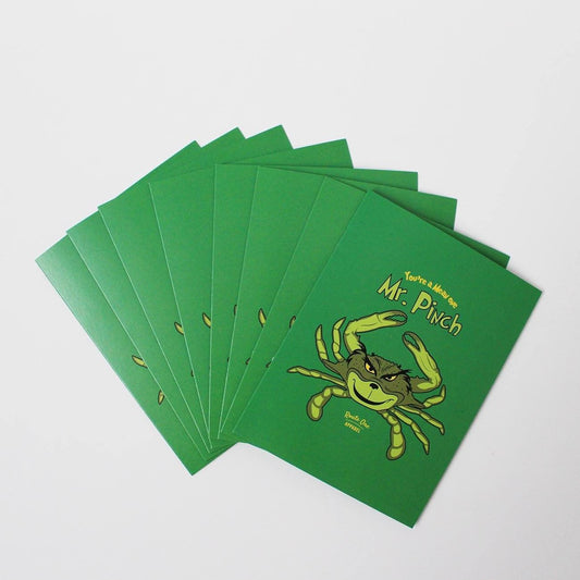 Mr. Pinch / 8-Pack Christmas Cards - Route One Apparel