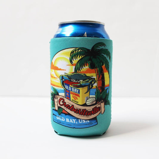 Crabaritaville - Old Bay USA (Chalky Mint) / Can Cooler - Route One Apparel