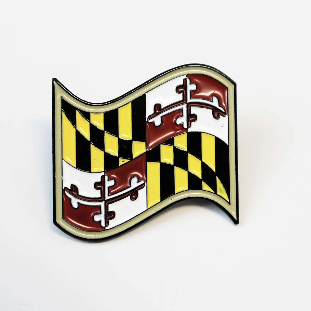 Waving Maryland Flag / Pin - Route One Apparel